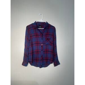 Rails Hunter Plaid Shirt in Raspberry‎ Royal Black